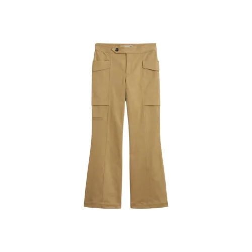 ZARA Коричневые Женские Карго Брюки