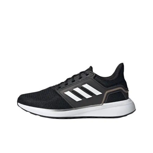 Adidas EQ19 Устойчивые к истиранию низкие беговые кроссовки для мужчин черные