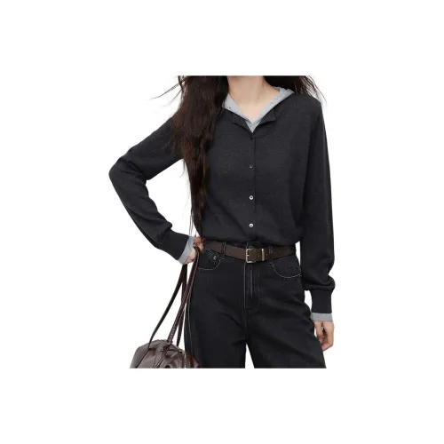 FOSS PHIL Темно-серый Женский Трикотаж