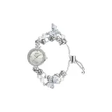 Браслет, бабочка, белый