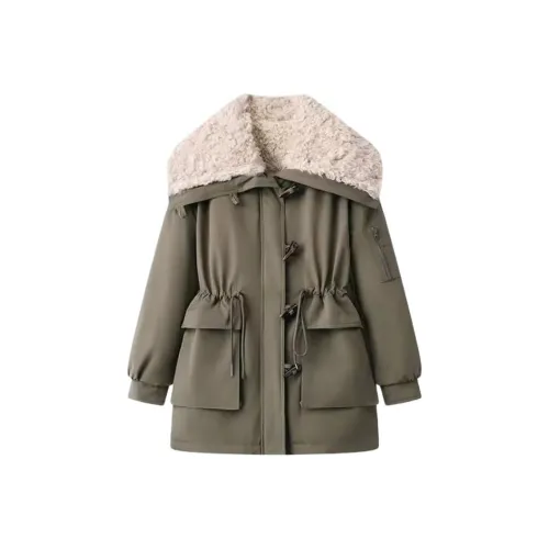 DITB Армейский зеленый Женские Пуховики