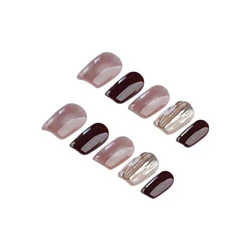 YIYIHE Минималистский стиль Кошачий глаз Элегантный Модный MID Длина Укороченный Короткий Квадрат Круглый Красный Однотонный