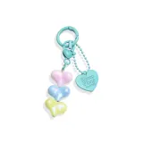 Брелок в форме сердца - озерно-голубой