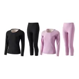 2 комплекта одежды (Черный + Mulan Фиолетовый)