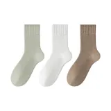 Сосновый зеленый + белый + светлый кофейный