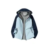 [Пальто + Базовый слой] Далекий Небесный Синий / L Круглый Значок Синий K / Светло-Серый / L Круглый Значок Синий K