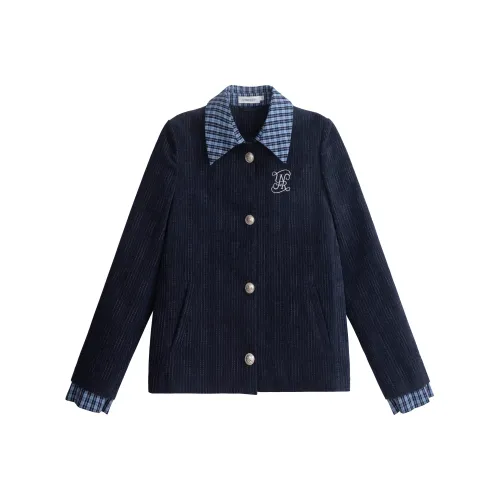 UNIFREE Синий Женский Короткий Пальто