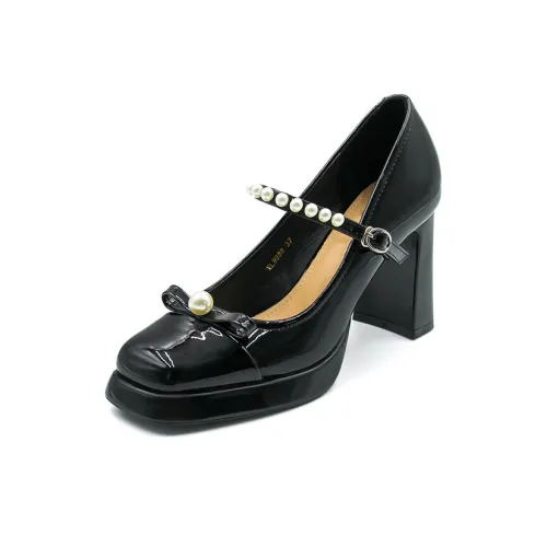 LANMOU Грубый каблук Высокие каблуки Женские