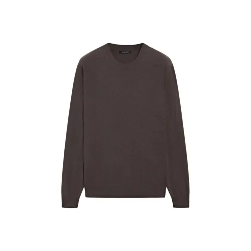 Massimo Dutti Хаки Зеленый Мужской Трикотаж