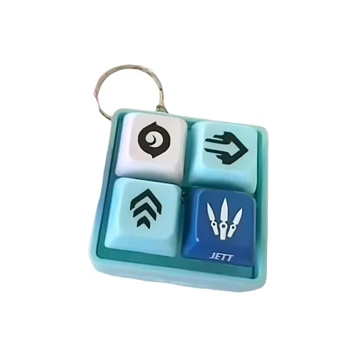 YOUYOUGUNANA Gaming Аксессуары Jierena С динамиком Пуговица Брелок Абстрактный Причудливый Свет Вверх Игрушки