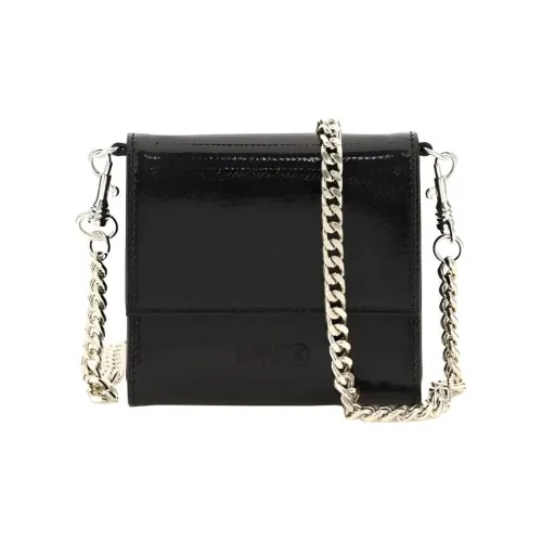 MM6 Maison Margiela совместный бренд Коровья кожа Кошелек Женские Черный