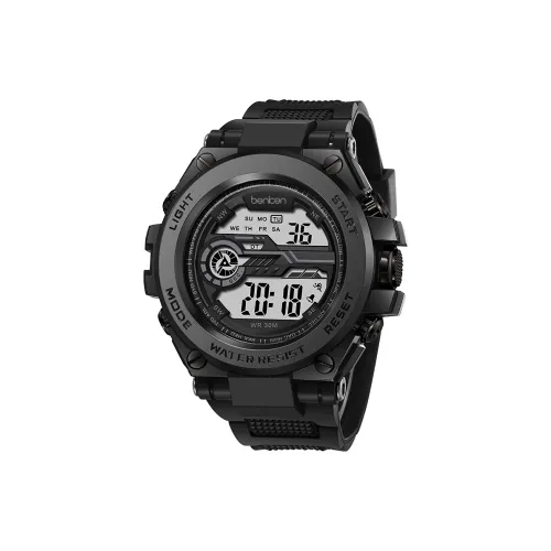 BENKEN Электронный механизм ремешок из TPU мужские часы серый циферблат