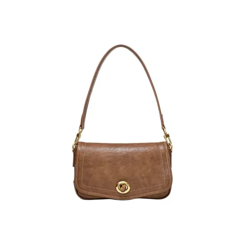 Simedin Коровья кожа Подмышечный Сумка на плечо Стандартная Женская Темный кофейный Экрю Глубокий черный Премиум Красный