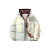 Экрю-красный логотип (в клетку, шляпа)