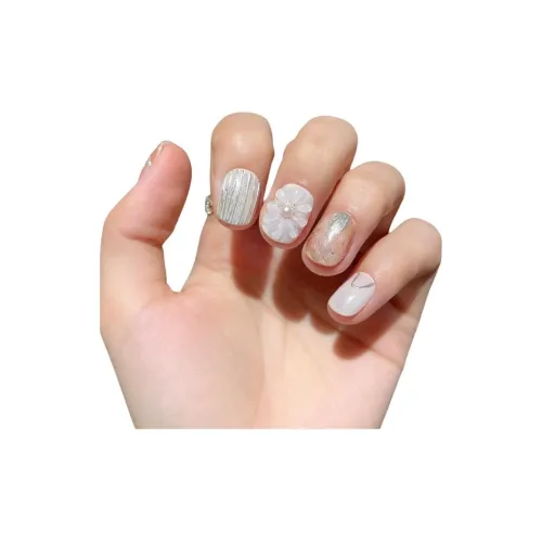 LEMONAIL Ins Модный тренд Девичий Позиционирование стиля False Nail Короткий Квадратный And Круглый Жемчужный Jump Цвет S M L XL