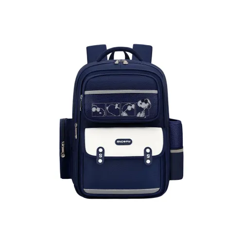 SNOOPY Полиэстер Студенческая Сумка Большая Детская Синяя Зеленая