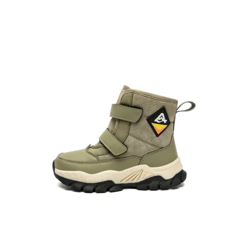 Снежная Белоснежка Противоскользящие Анти-KICK Амортизация Устойчивые к износу Отскок Высокий Топ Детские зимние сапоги