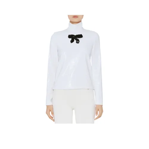 CHANEL Черный Белый Женский Трикотаж