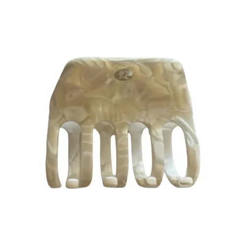 lululemon Металл Заколки для волос Женские Белые Бежевые