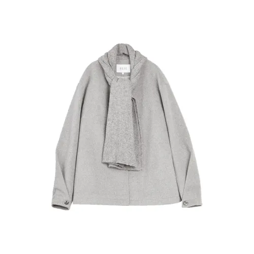 ELLE Средне-серый Женское Пальто