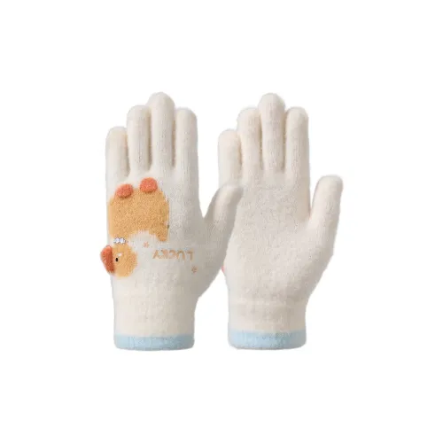 NANJIREN Утолщенные вязаные перчатки для детей