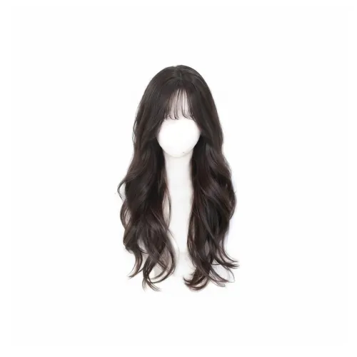 Перука Sweet Pillow House Женская Длинная Перука Полная Набор для головы Женская Естественная Средняя часть Большая Волна Пышная Повседневная Полная Перука