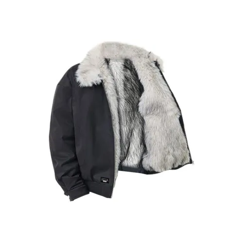 COMOWA Черный с съемным логотипом унисекс пуховики