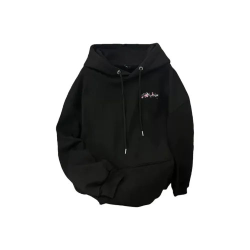 YUNPO Черный Унисекс Свитшоты