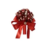 Красная верхняя ткань, букет, материал, сумка