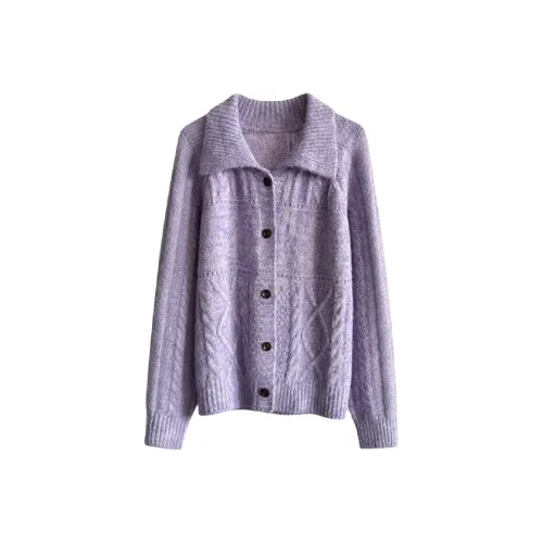 XIAOYERIJI Фиолетовый Женский Трикотаж