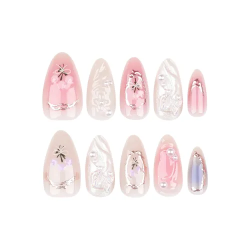 OEING False Nail Миндально-розовый Smudge Милый