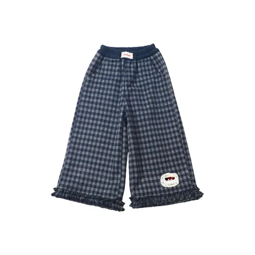 SHIBU Haha Медведь Label Клетка Улучшенный С флисовой подкладкой Штаны Цвет на изображении Предшкольные Тренировочные Штаны