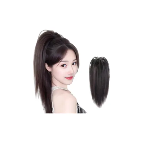 MUSINA Перука Женская Half Up Водопад Конский хвост Искусственные Волосы