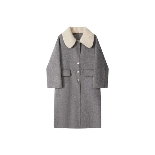 YICHEN Фотиния Серый Женский Пальто
