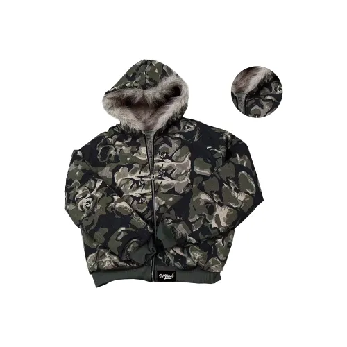 BLACK AT Камуфляж Унисекс Куртки