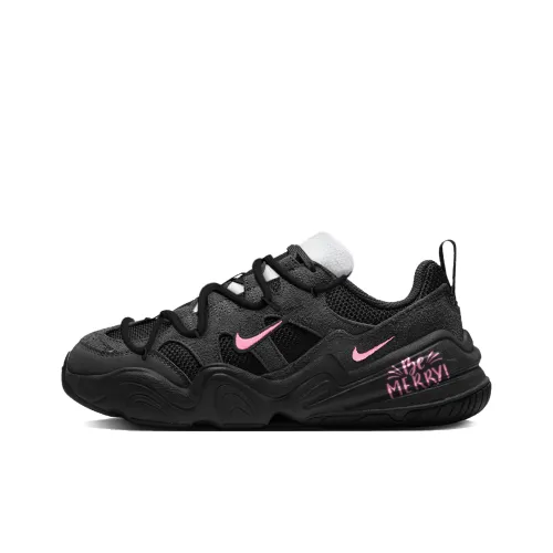 Nike Tech Hera Pink Cute Black Caramel Brown Casual Shoes Women's Black Pink