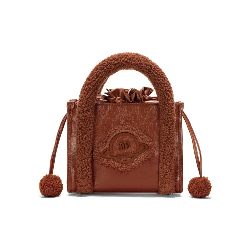 JELLYTOYBOY Овчина Наполненная Сумка Сумка Средний Женские Коричневый