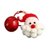 Crochet пряжа Рождество Украшение [Санта-Клаус] 8 см