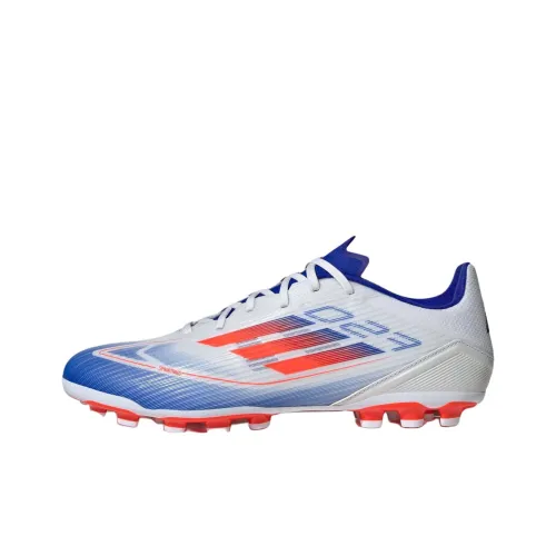 Adidas F50 League Футбольные бутсы Низкие Белый/Красный Флуоресцентный/Ярко-синий Унисекс