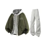 Армейский зеленый + светло-серый [брюки]