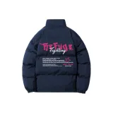 Темно-синий, воротник-стойка