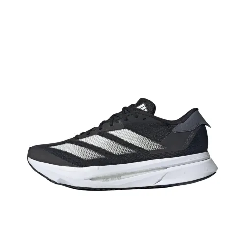 Adidas Adizero SL2 Дышащая Поддержка Низкий Топ Беговые кроссовки Унисекс Черный Белый