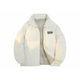 Белый хлопковый пуховик