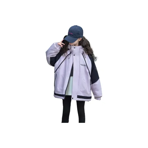 AIMISS Светло-фиолетовый школьный возраст утеплённые куртки