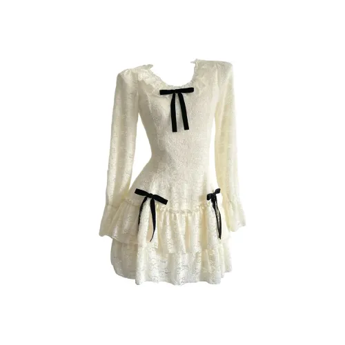 VENICEW Длинное платье с длинными рукавами женское