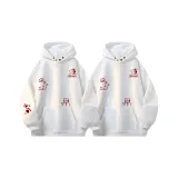 Белый + Белый [Флисовая подкладка, 2 штуки]