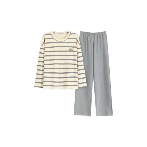 Aidai Светло-серый женский пижамный комплект
