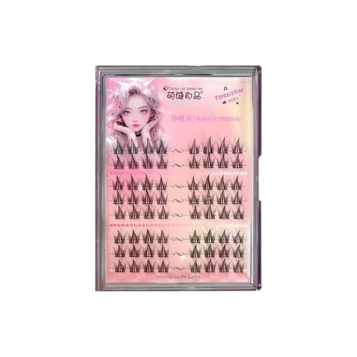 MENGJIESHANGPIN Лето Моне Накладные ресницы Клей Версия Fresh Look Girlish ресницы