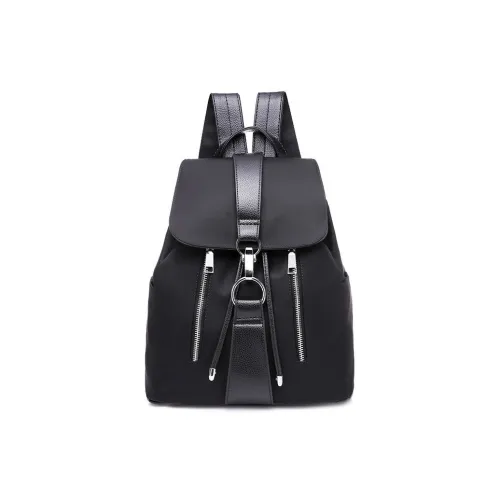 OURFUN Нейлоновый рюкзак стандартный унисекс черный