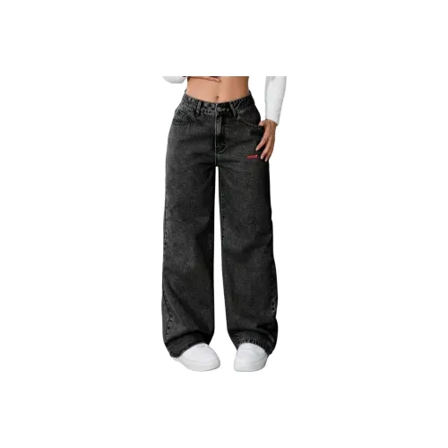 BEAR UNION Черные Женские Джинсы